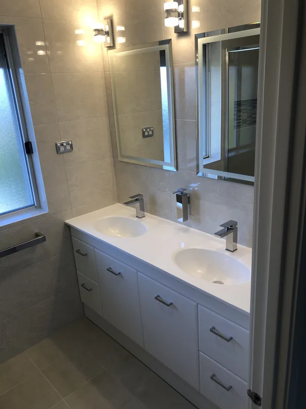 Ensuite after renovation in Bateau Bay