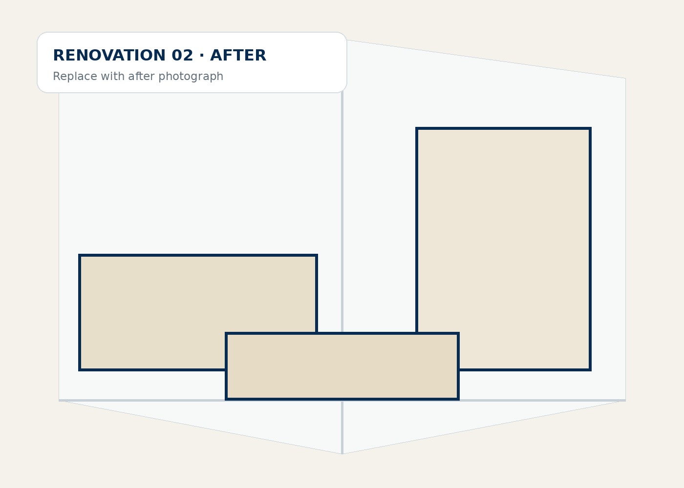 Whole-home renovation after photograph placeholder